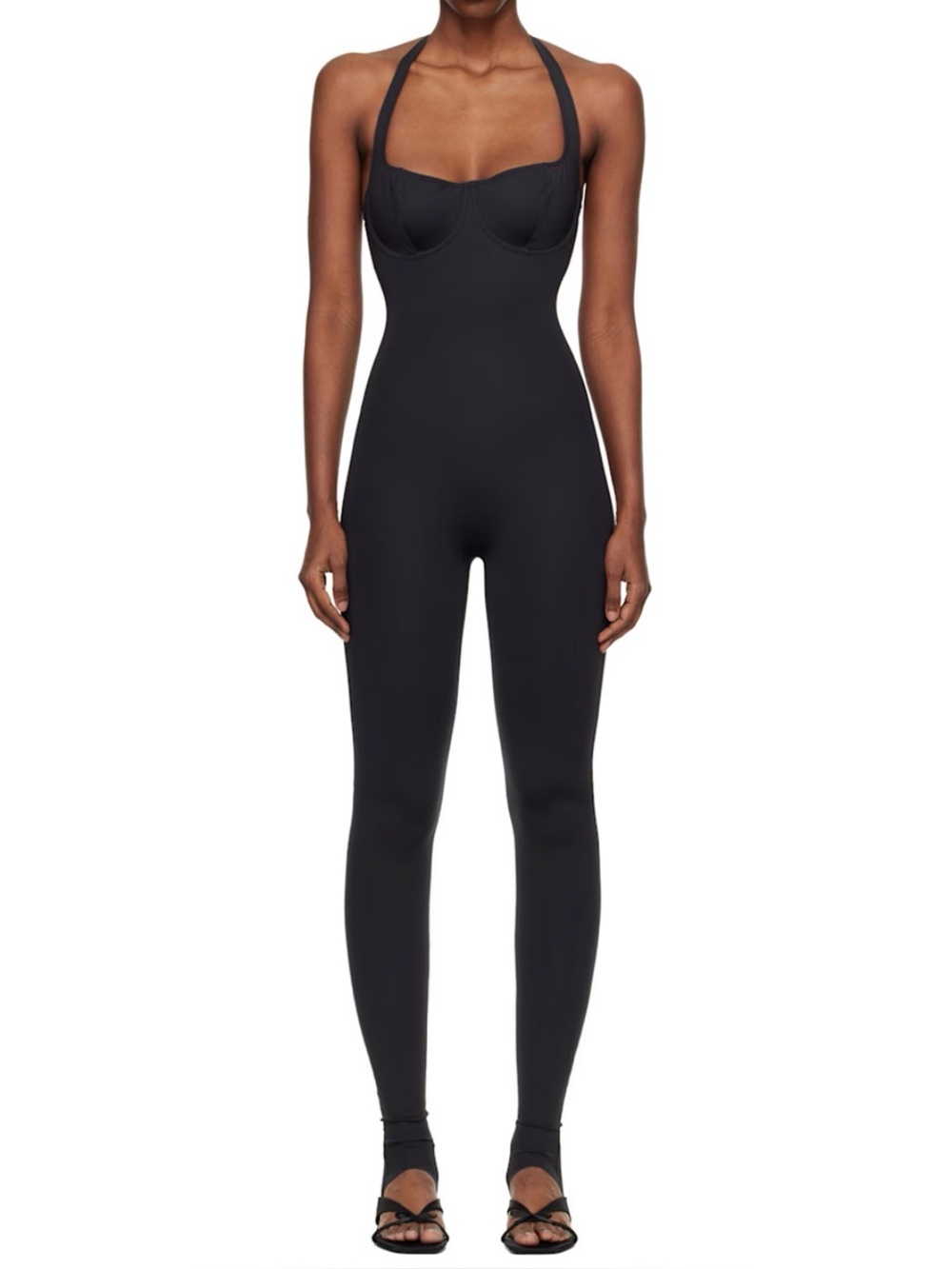 SKIMS Body halter stirrup Catsuit NWT